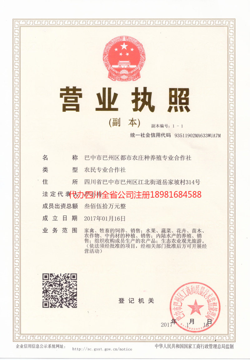 雷州雷州都市农庄种养殖专业合作社